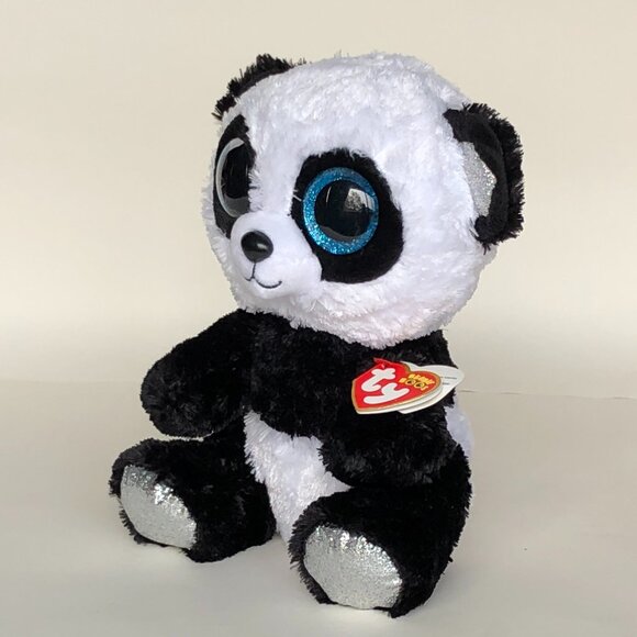 New w/Tag Ty MEDIUM SIZ Beanie Boos Bamboo Panda 9" - Picture 7 of 14